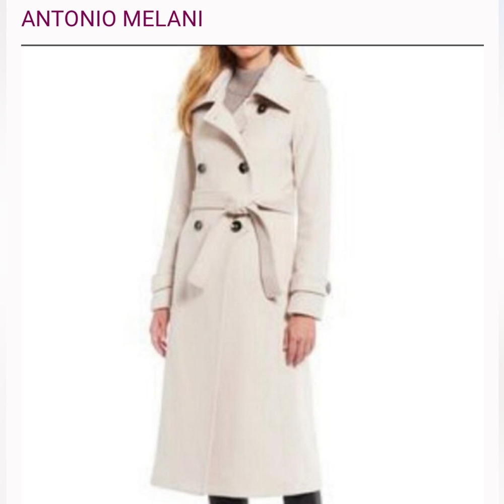 ANTONIO MELANI Light Beige Trench Coat